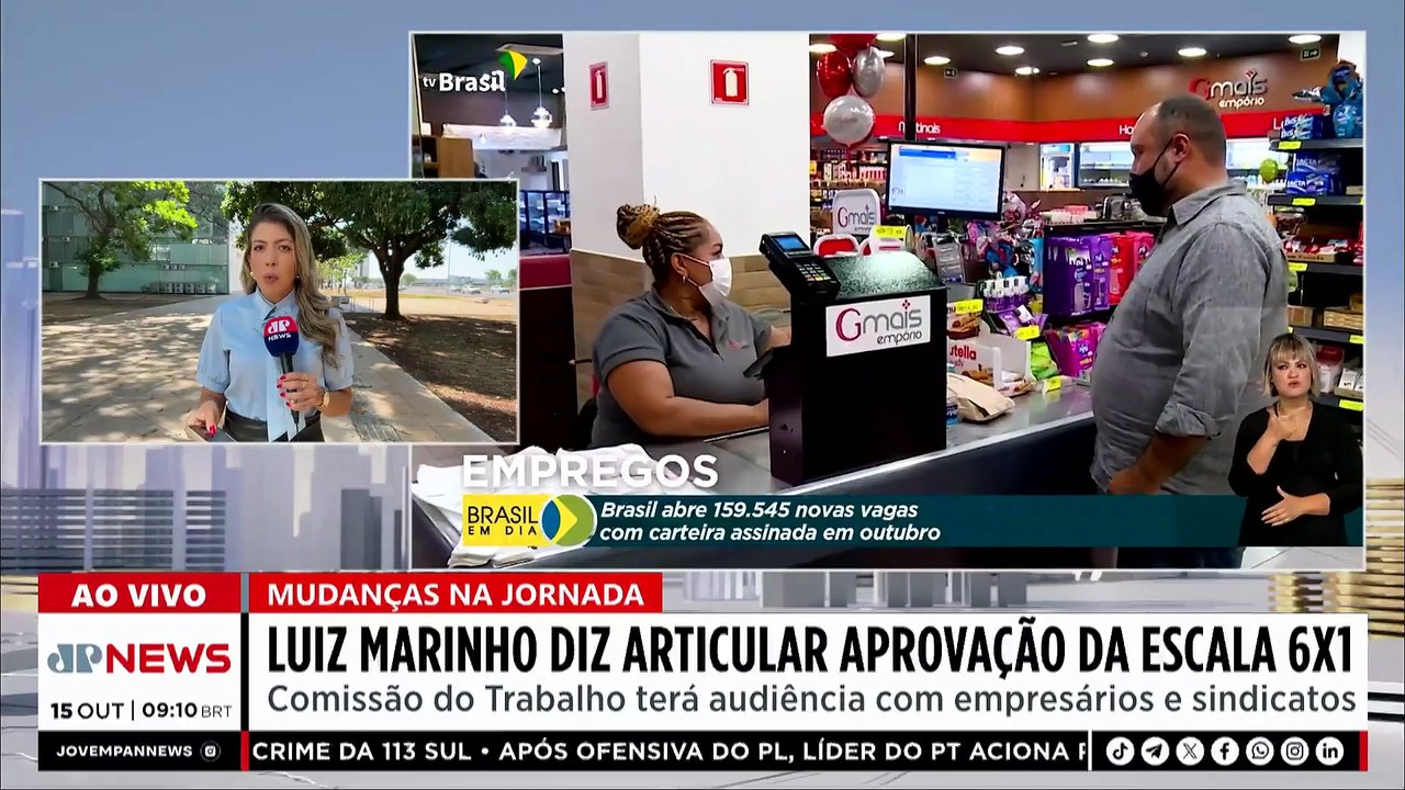 Governo está comprometido com fim da escala 6x1, diz Luiz Marinho; Vilela e D'Avila comentam