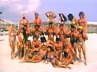 1990 Bikini Contest at Penrods on South Beach