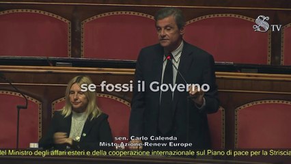 Calenda - Intervento in Senato (15.10.25)