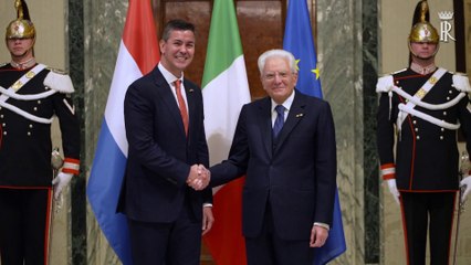 Mattarella riceve il presidente del Paraguay Santiago Peña Palacios
