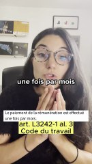 Tu ne sais jamais quand tu vas recevoir ta paye ?