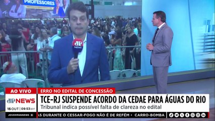 TCE-RJ suspende acordo que levaria Cedae a pagar R$ 900 milhões à Águas do Rio