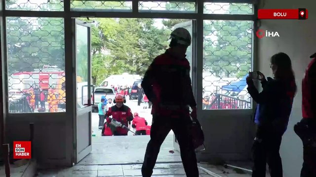 'Bolu'da 5.8'lik deprem' senaryosu gerçeğini aratmadı