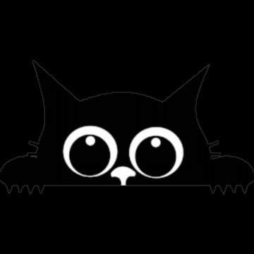 SERDAR ŞİMŞEK KARA KEDİ KOMİK MÜZİKLİ GİF ANİMASYON