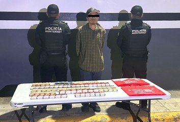 VIDEO | Así fue como el C4 de Monterrey detectó a ladrón durante un robo a negocio