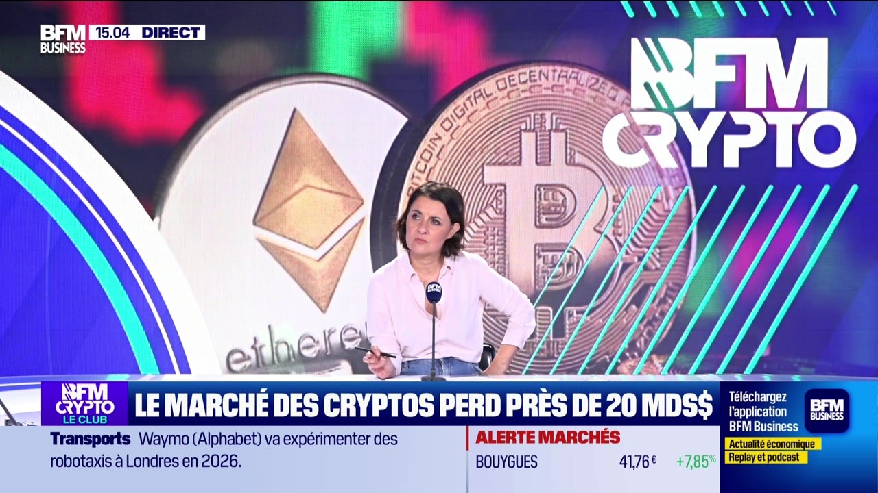 BFM Crypto, le Club : Le marché des cryptos perd près de 20 milliards de  dollars - 15/10
