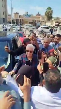 مرتضى منصور يصل الدقهلية لتقديم اوراق ترشحه لانتخابات مجلس النواب