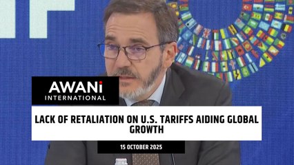 Lack of retaliation on U.S. tariffs aiding global growth