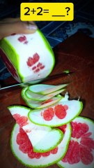 I Cut The Pomelo In A Different Way | Fruit Cutting Skills