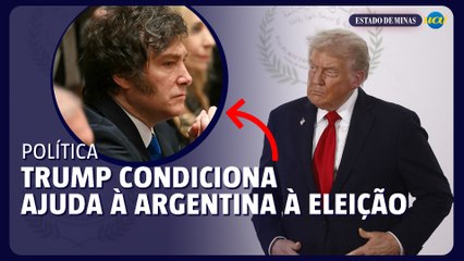 Trump vincula ajuda à Argentina ao resultado das eleições
