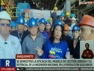 Lara | En Barquisimeto trabajadores de la Azucarera Río Turbio participaron en su recuperación