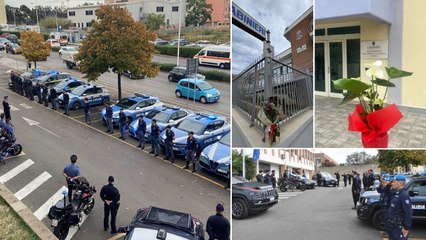 La solidariet? delle forze di polizia per i tre carabinieri morti nell'esplosione a Verona