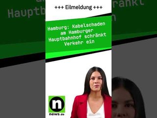 Kabelschaden am Hamburger Hauptbahnhof schränkt Verkehr ein