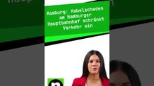 Kabelschaden am Hamburger Hauptbahnhof schränkt Verkehr ein