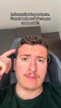 Salut c’est Franck Lebœuf #pourtoi #humour #drole #franckleboeuf