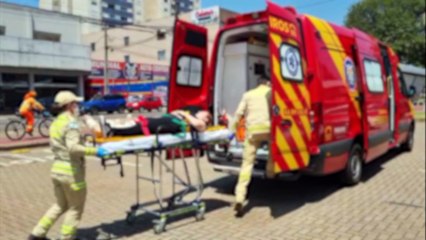 Mulher quebra a perna após cair de patinete elétrico na Avenida Brasil