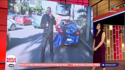 Auto invade carril y provoca choque con Metrobús | DPC con Paola Rojas