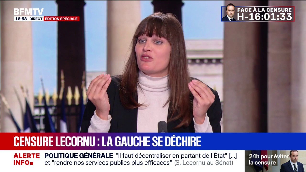 "Ce budget, c'est une boucherie sociale", estime Alma Dufour, députée LFI