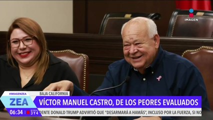 Gobernador de Baja California Sur, Víctor Manuel Castro, de los peores evaluados