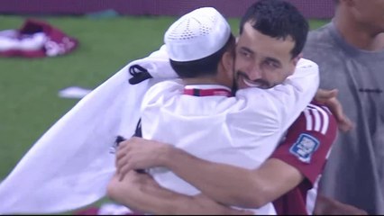 Qatar's celebration of qualifying for the 2026 World Cup