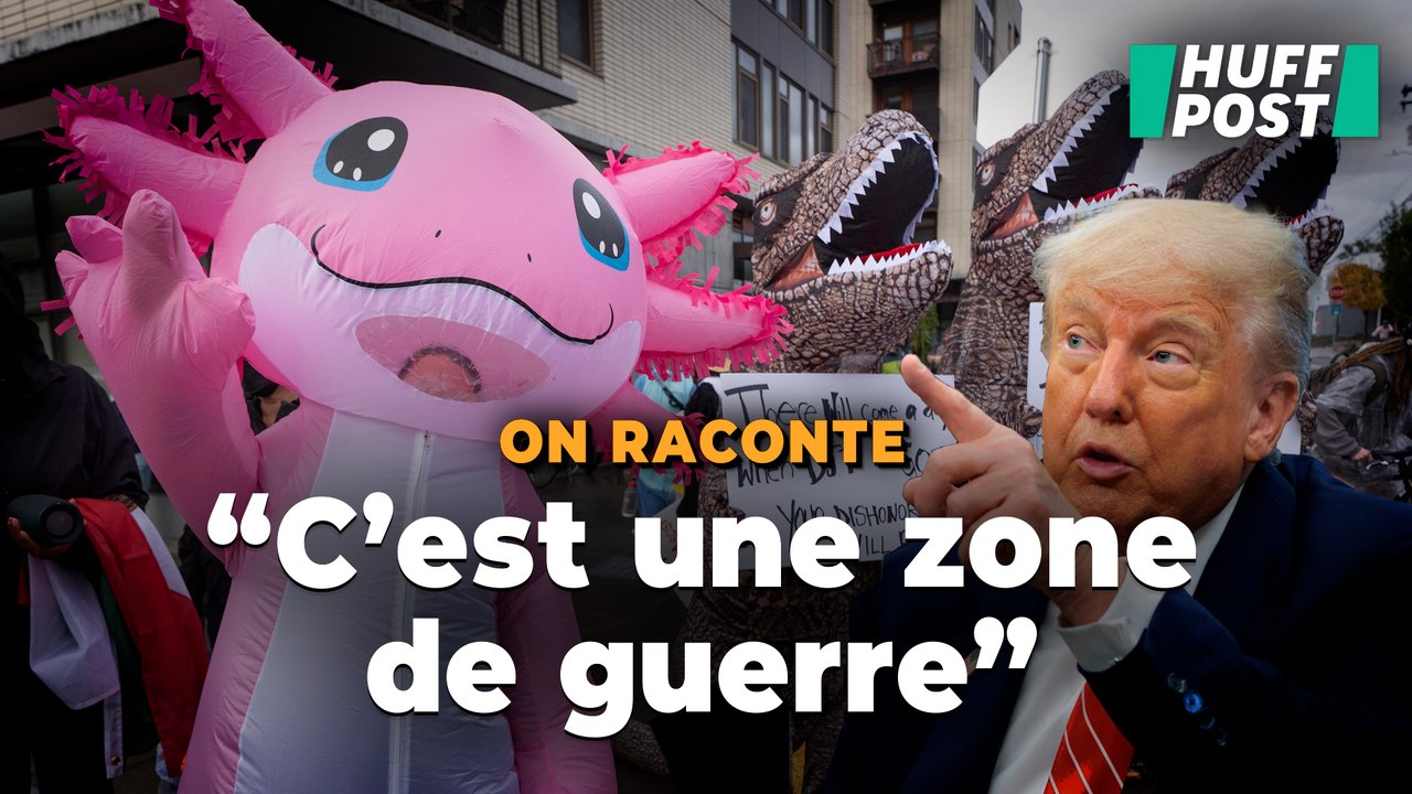 À Portland, Trump moqué par les manifestants qui défilent nus ou déguisés