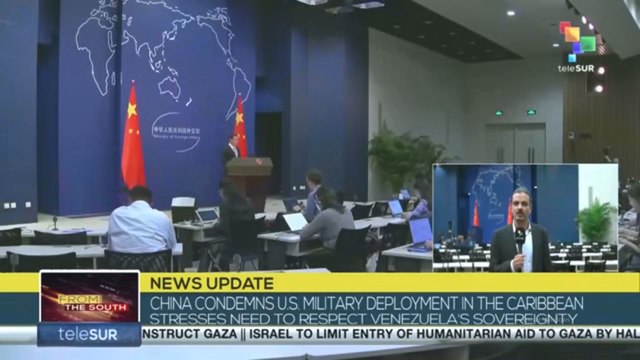 China condemns U.S. military deployment in the Caribbean stresses need to respect Venezuela's sovereignty