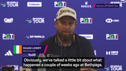 Lowry keen to move on from Ryder Cup heroics