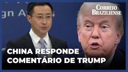 China sobre Trump: "Quaisquer ameaças e provocações são fúteis e nunca terão sucesso"