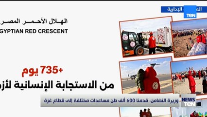 وزيرة التضامن: مصر أرسلت ٦٠٠ ألف طن مساعدات لغزة.. رسالة إنسانية من قلب القاهرة 🇪🇬