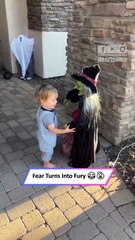 Baby vs. Witch Decoration! Toddler’s Had ENOUGH of Halloween 😂|| Heartsome 💖