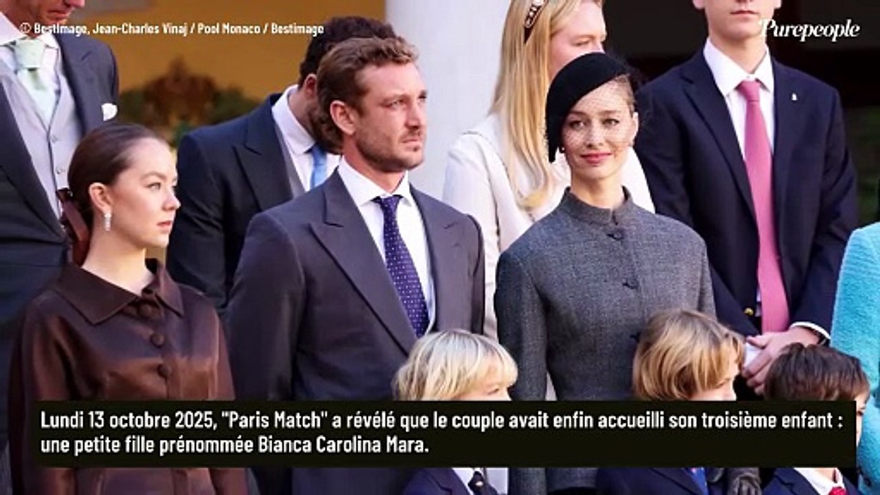 Beatrice Borromeo et Pierre Casiraghi parents d'un 3e enfant au prénom symbolique : le palais de Monaco confirme avec une photo de famille