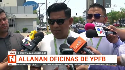 Allanan oficinas de YPFB