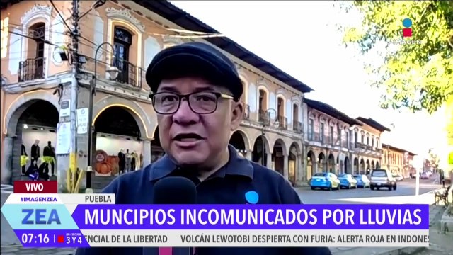 Municipios de Huauchinango, Puebla, se encuentran incomunicados debido a las lluvias