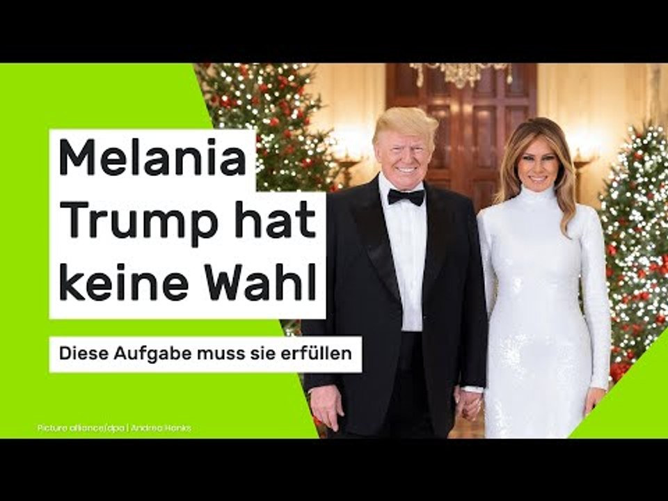 Melania Trump hat keine Wahl - diese Aufgabe muss sie erfüllen