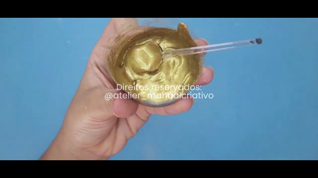 AULA 15 - Como fazer a pintura dourada no Divino Espírito Santo