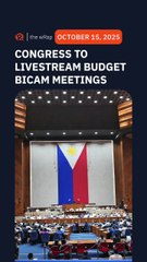 Congress to livestream budget bicameral meetings