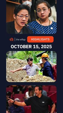 Today’s headlines: Discayas, Marcos & Duterte, Erik Spoelstra | The wRap | October 15, 2025