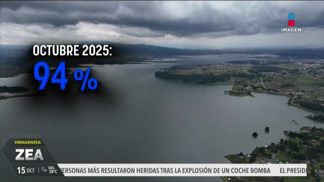El Sistema Cutzamala se encuentra al 94% de su capacidad gracias a las lluvias