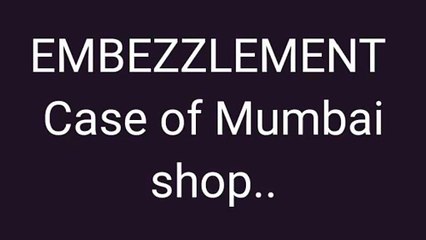 Embezzlement  menace...