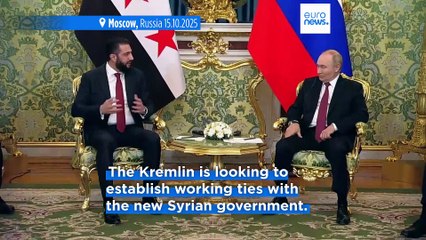 Syria's Al-Sharaa seeks extradition of Kremlin ally al-Assad in first Moscow trip