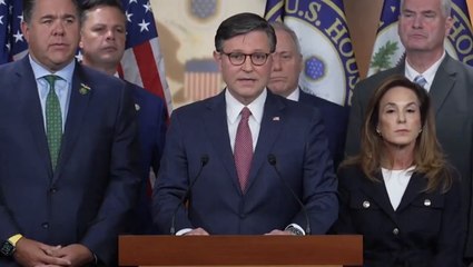 Mike Johnson claims Republicans have ‘always stood with Capitol police’ despite Trump pardoning Jan 6 rioters who beat officers