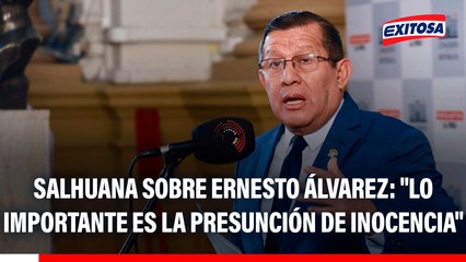 Eduardo Salhuana sobre investigaciones del nuevo premier: "Lo importante es la presunción de inocencia"