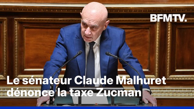 La taxe Zucman est à la croissance ce que l’hydroxychloroquine était au Covid ➡️ Le sénateur Claude Malhuret dénonce la taxe Zucman