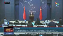 China, govt. denounces U.S. military actions near Venezuela
