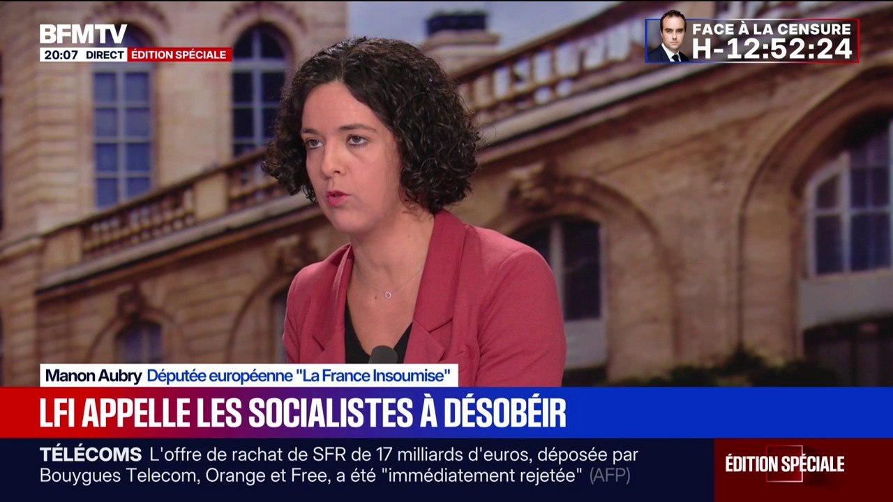 Pour Manon Aubry (LFI), la suspension de la réforme des retraites est "une arnaque et une illusion"