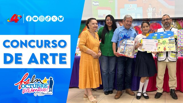 MINED y SINAPRED: reconocimiento a estudiantes ganadores del VIII Concurso Nacional de Arte 🎨