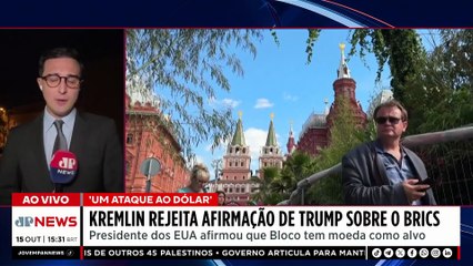 Kremlin rejeita afirmação de Trump sobre os Brics | TEMPO REAL