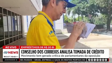 Conselho dos Correios analisa financiamento para equilibrar contas | TEMPO REAL