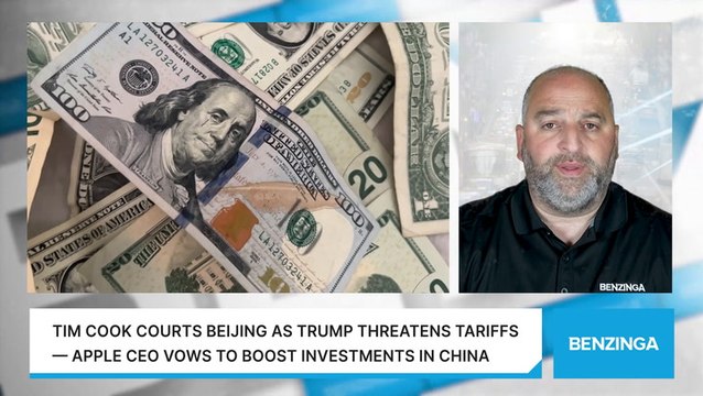 Tim Cook Courts Beijing As Trump Threatens Tariffs — Apple CEO Vows To Boost Investments In China