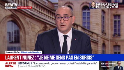 "Il ne me l'a évidemment pas dit": Laurent Nunez, ministre de l’Intérieur, affirme que Sébastien Lecornu ne l'avait pas informé de son intention de suspendre la réforme des retraites